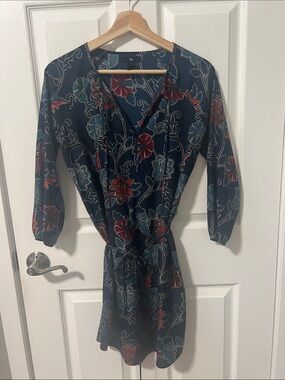 GAP Navy Blue Floral Dress